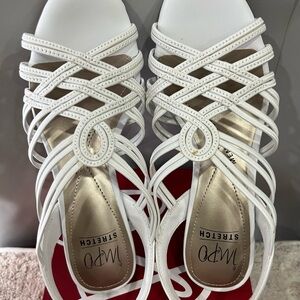 Impo Women's White Strappy Heels